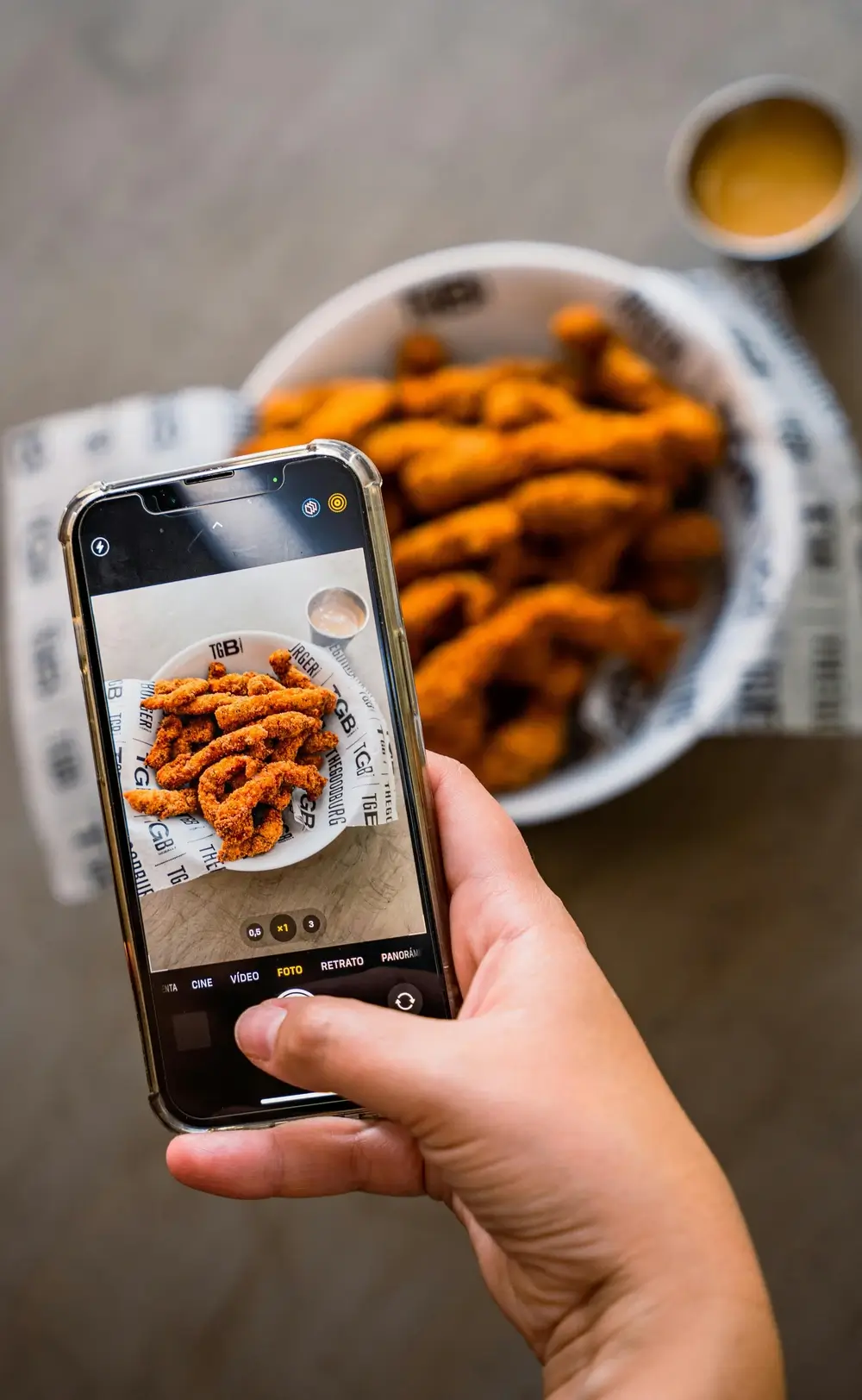 Traditional photography setup