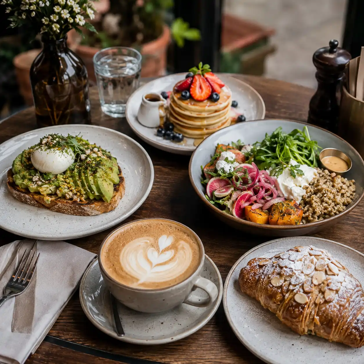 Cafe Table Photography