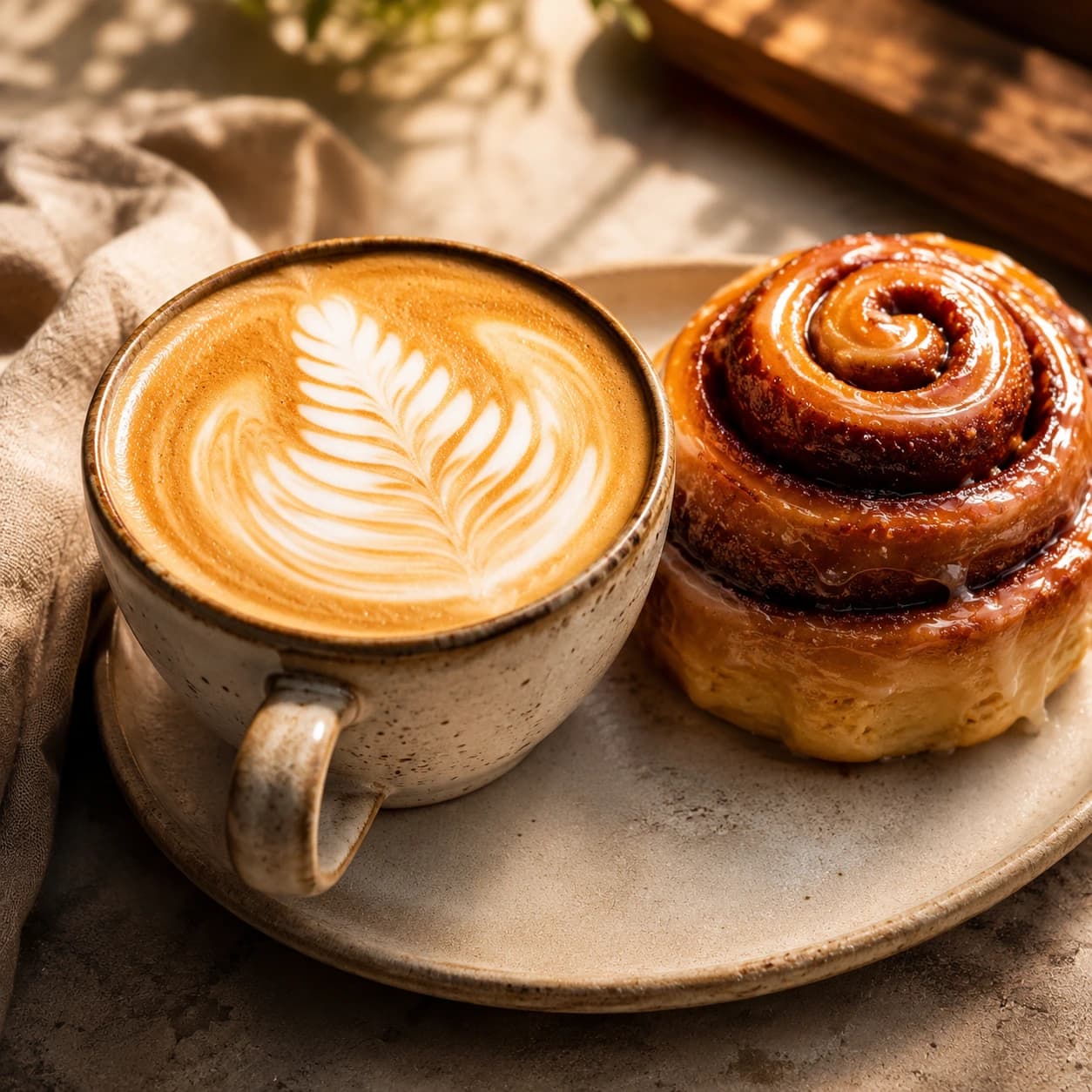 Polished coffee and pastry delivery image