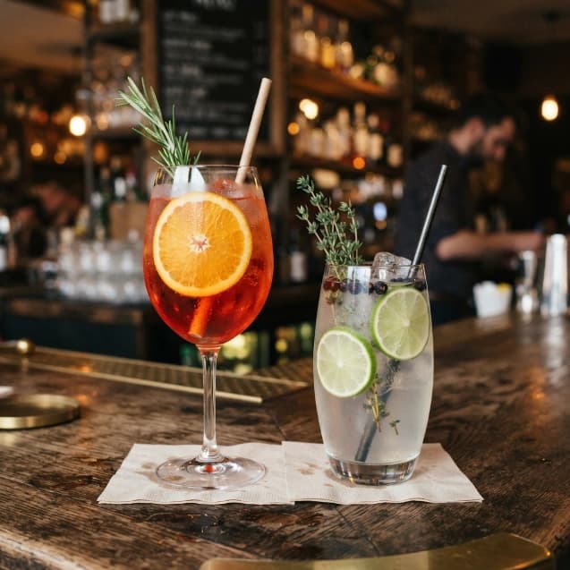 Garnished Glasses