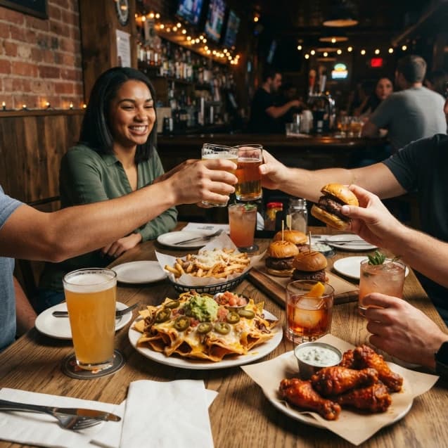 Social Media Bar Photography