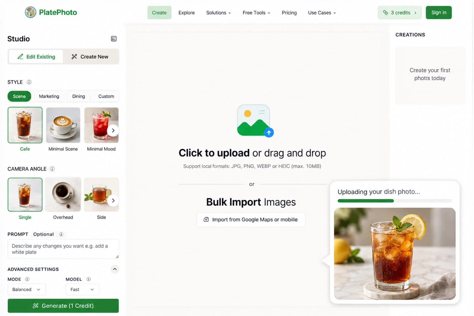 Upload Your Beverage or Product Photo
