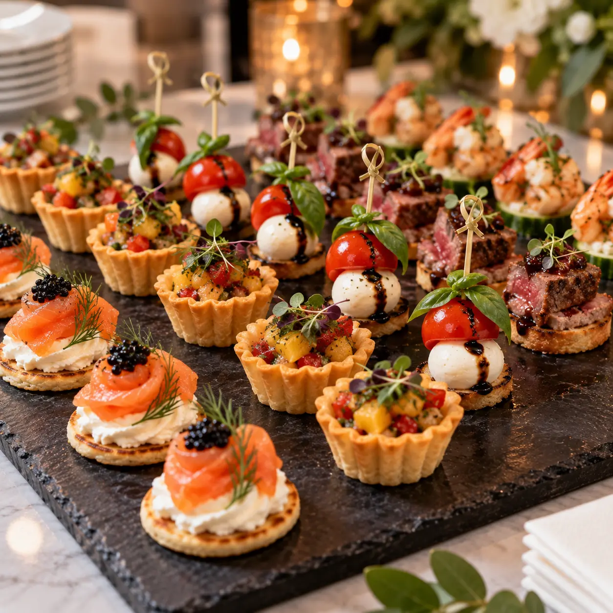 Bite-Sized Hors d'Oeuvres