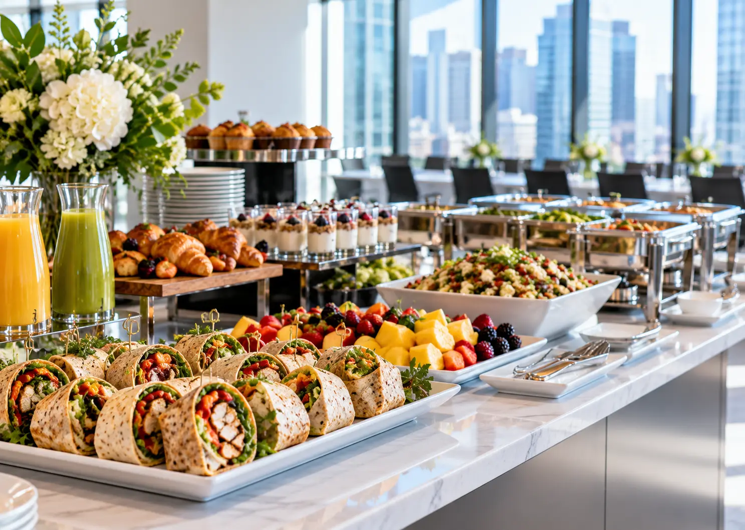 Bright Corporate Catering Photography