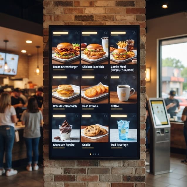Commercial Menu Photography